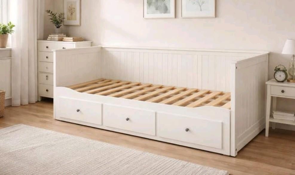 Hemnes Ikea bedbank, Ophalen