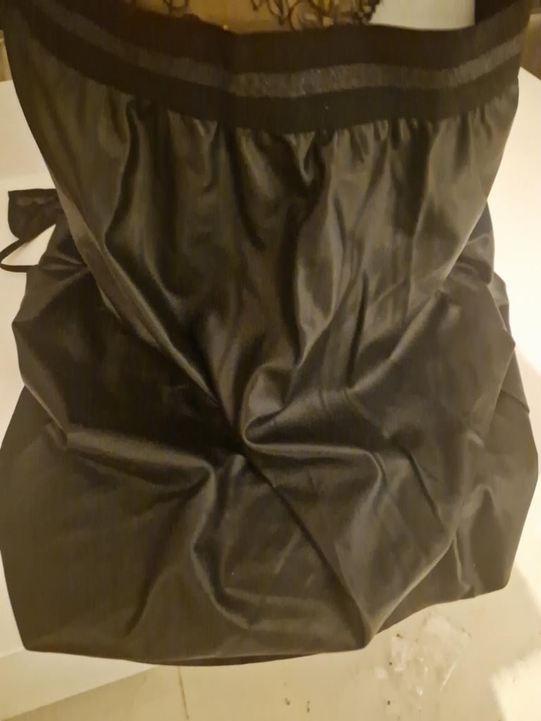 Zwart Lingerie Setje met Harnas BH en Slip, Kleding | Dames, Onbekend, Ophalen of Verzenden, Zwart, Setje