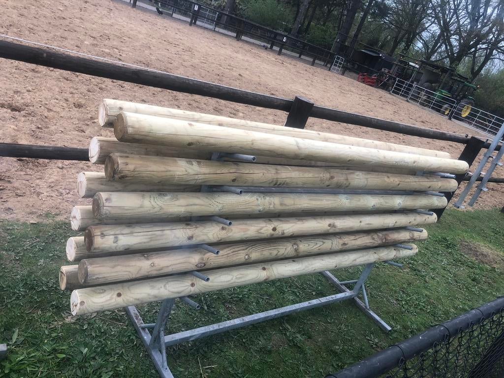 Spring balken rek, Dieren en Toebehoren, Ophalen, Zo goed als nieuw, Springen