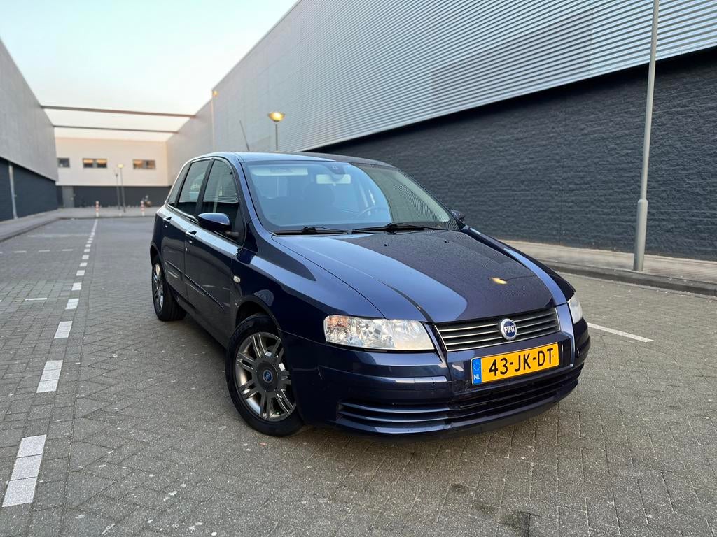 Fiat Stilo 2.4 20V ABARTH 5DR Selespeed AUTOMAAT Blauw UNIEK, Auto's, Fiat, Euro 5, Stof, Stilo, Blauw