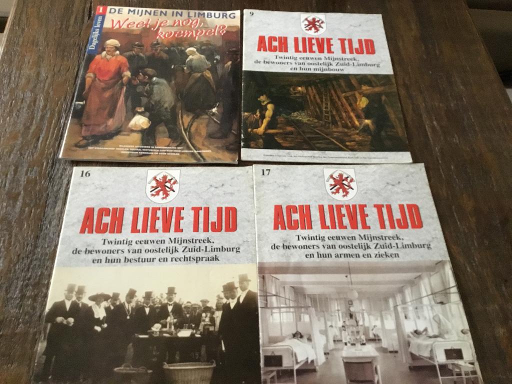 4 Boeken Mijnen Limburg, Ophalen of Verzenden, 19e eeuw, Zo goed als nieuw