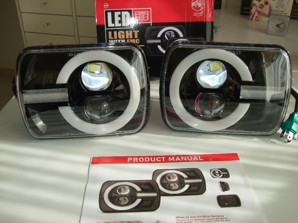 JEEP Koplampen Led 5x7", Ophalen of Verzenden, Nieuw