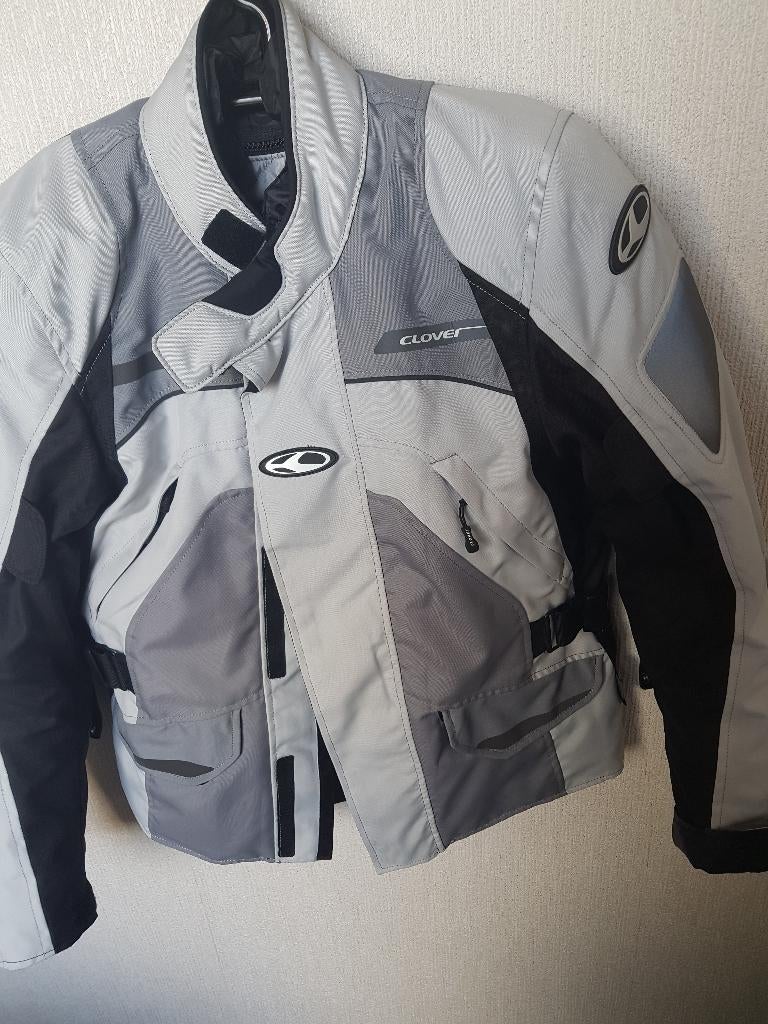 Clover heren motorjas confectie maat56/58, Motoren, Kleding | Motorkleding, Jas | textiel, Heren, Tweedehands, Clover