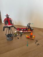 Playmobil 70335 City Action Brandweermissie Helikopter, Boot, Ophalen of Verzenden, Zo goed als nieuw, Complete set