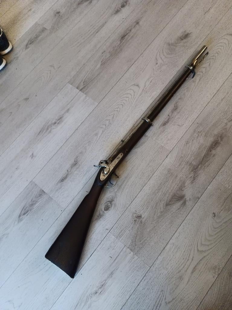 No 2     Antiek percussie geweer, Antiek en Kunst, Ophalen of Verzenden