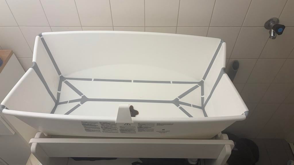 Stokke Flexi Bath XL opvouwbaar babybadje, Kinderen en Baby's, Badjes en Verzorging, Ophalen of Verzenden, Zo goed als nieuw, Badje