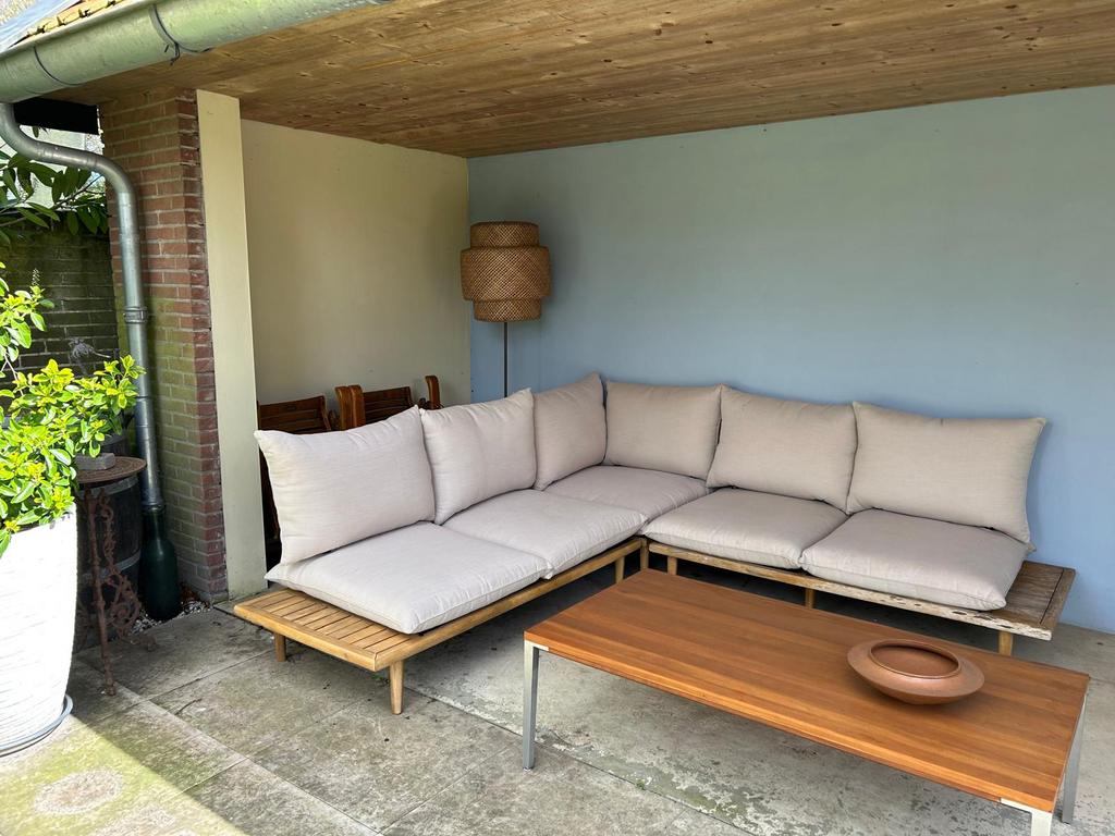 Karwei japandi tuin loungeset Moos, Tuin en Terras, Tuinsets en Loungesets, Ophalen, Gebruikt, Loungeset, Bank