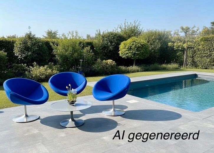 Design stoelen voor bij zwembad of jacuzzi, Tuin en Terras, Zwembad-toebehoren, Zo goed als nieuw, Overige typen, Ophalen