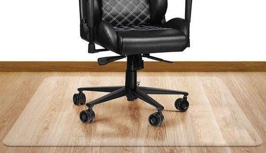 Vloerbeschermer vloermat bureaustoelmat 120 x 150 cm transp, Ophalen, Zo goed als nieuw