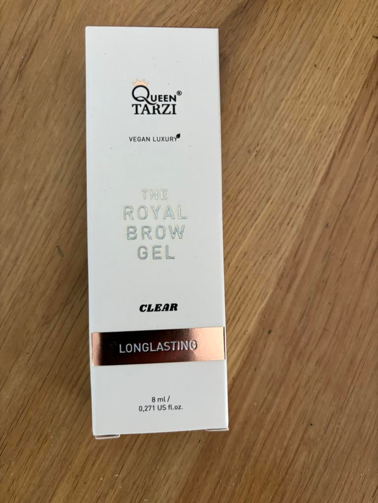 Queen Tarzi The Royal Brow Gel Clear - Nieuw, Nieuw, Ophalen of Verzenden, Make-up, Overige kleuren