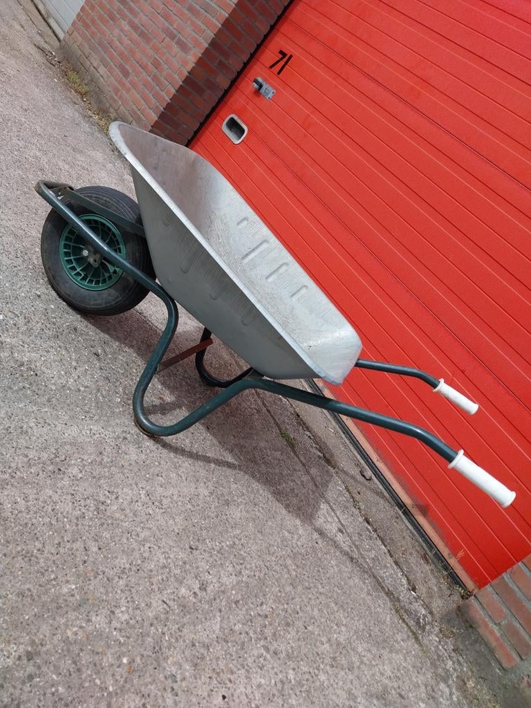 WB6414T Zware Kruiwagen - Tuin & Bouw, Ophalen, Gebruikt, Handmatig, Eenwielig