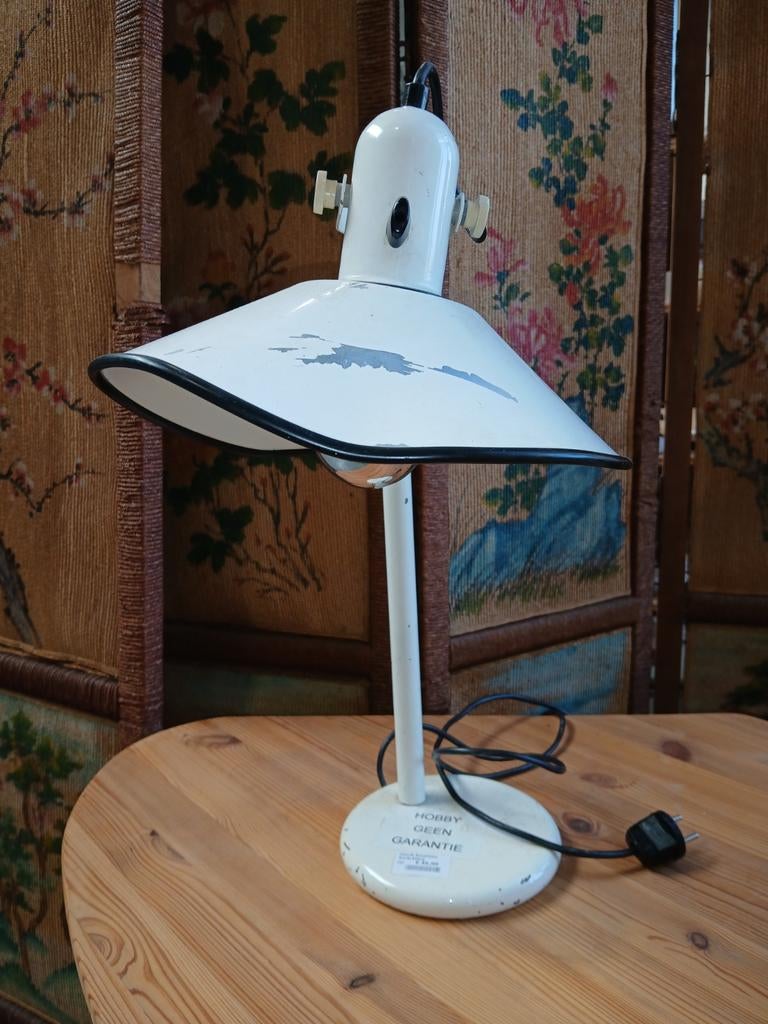 Vintage tafellamp - Estafette Harlingen, Ophalen, Gebruikt, Vintage, Metaal