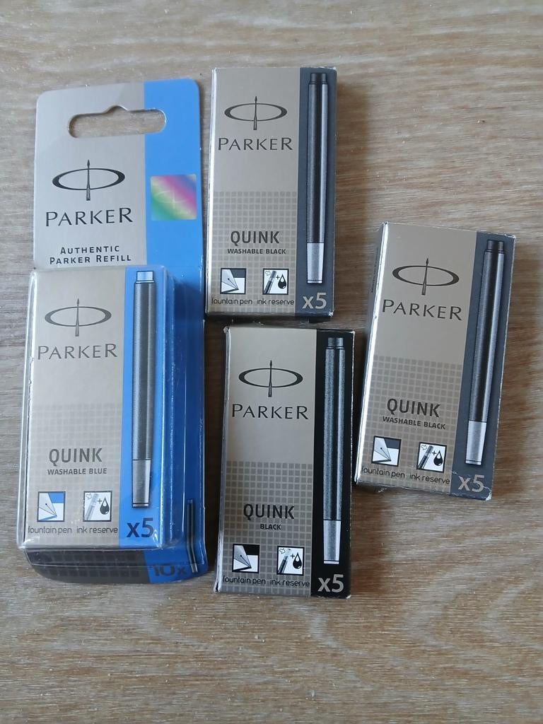 Inktpatronen voor Parker pen., Diversen, Schrijfwaren, Ophalen of Verzenden, Nieuw