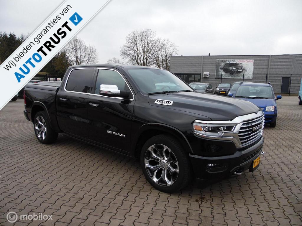 Dodge Ram 1500 4X4 5.7 V8 4x4 Crew Cab Long Horn Full Option, Automaat, Gebruikt, 5654 cc, Zwart