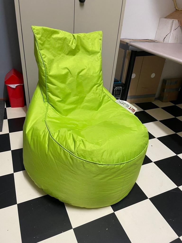 Zitzakken, Huis en Inrichting, Zitzakken, Ophalen, Zo goed als nieuw, Geel, Zitzak