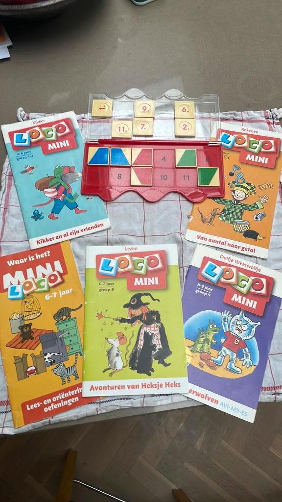 Loco mini met 5 boekjes, Kinderen en Baby's, Speelgoed | Educatief en Creatief, Nieuw, Puzzelen, Taal en Lezen, Rekenen, Ontdekken