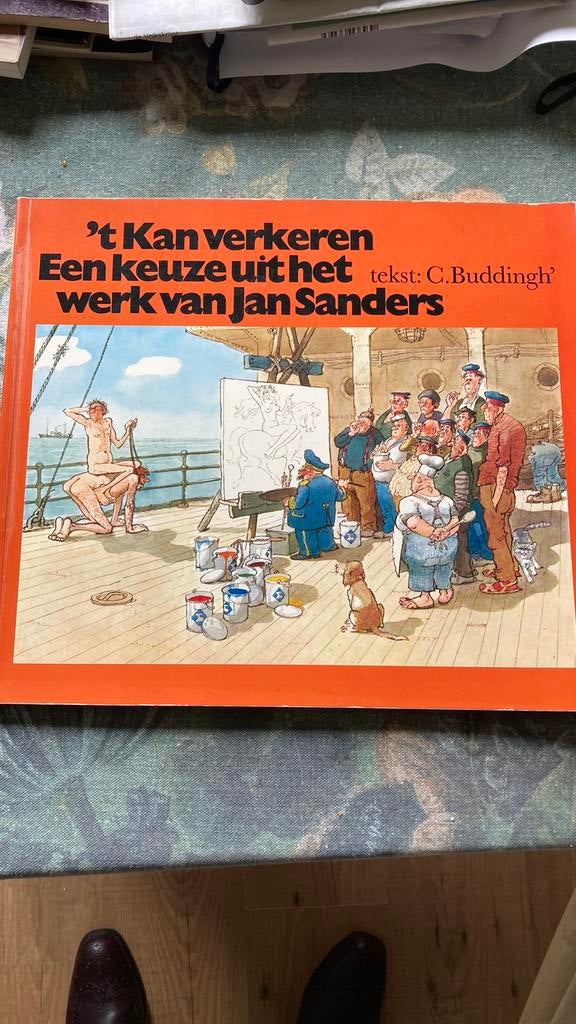 Jan Sanders. ‘t Kan gebeuren..tekst: C.Buddingh, Boeken, Humor, Ophalen of Verzenden, Gelezen, Overige typen