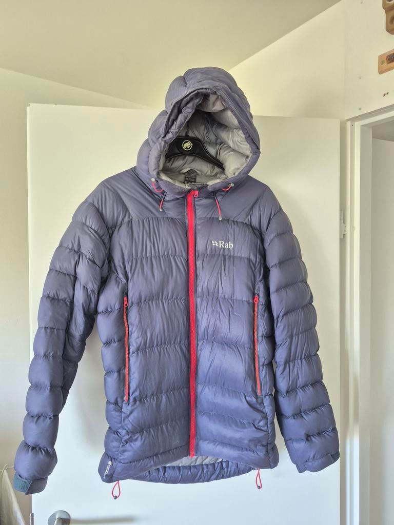 Rab Positron heren donsjas Maat M Twilight/Zinc, Ophalen of Verzenden