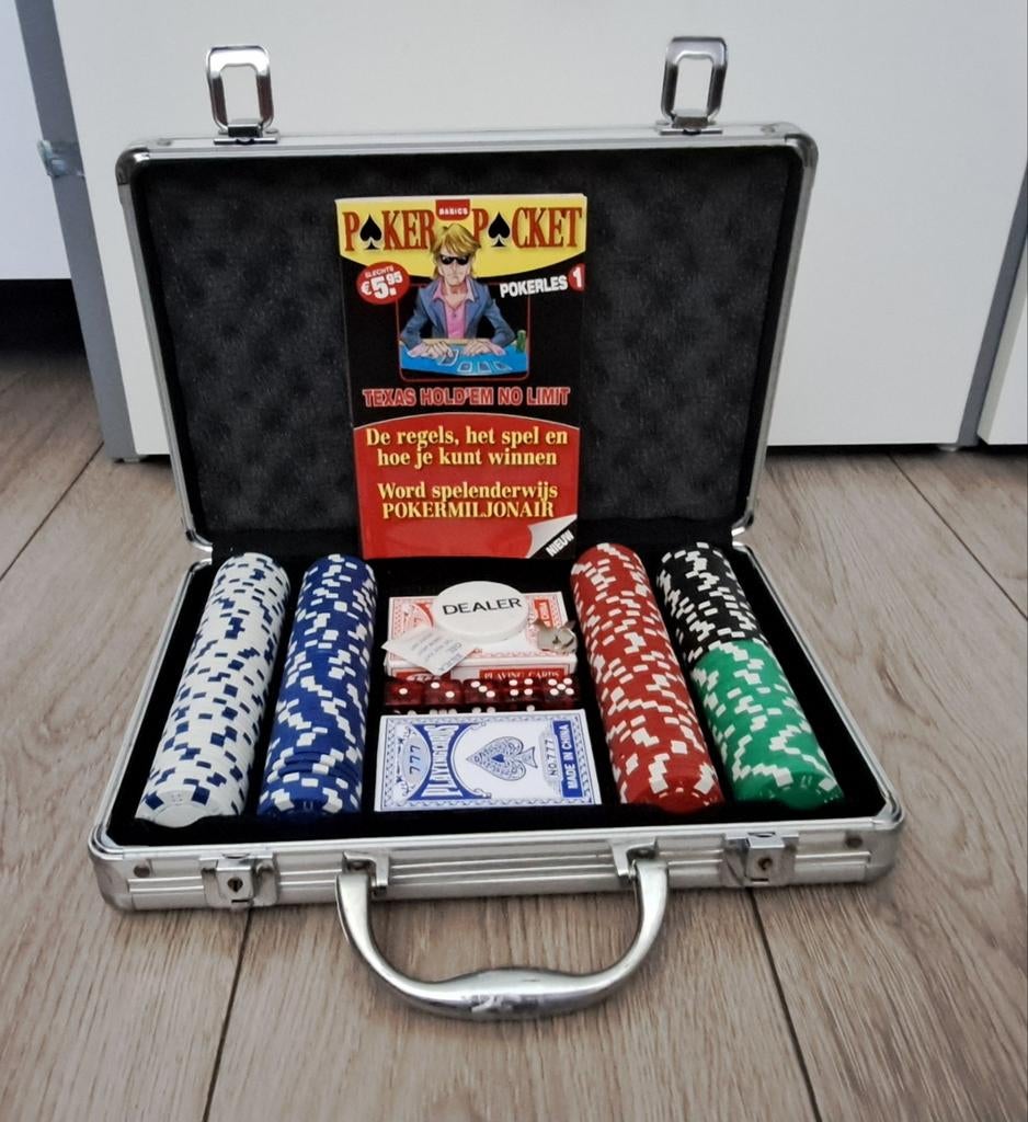 Luxe Pokerset in koffer, Ophalen of Verzenden