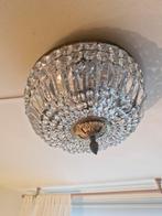 Gave antieke kristallen plafonnière in zeer goede staat, Ophalen of Verzenden, Zo goed als nieuw