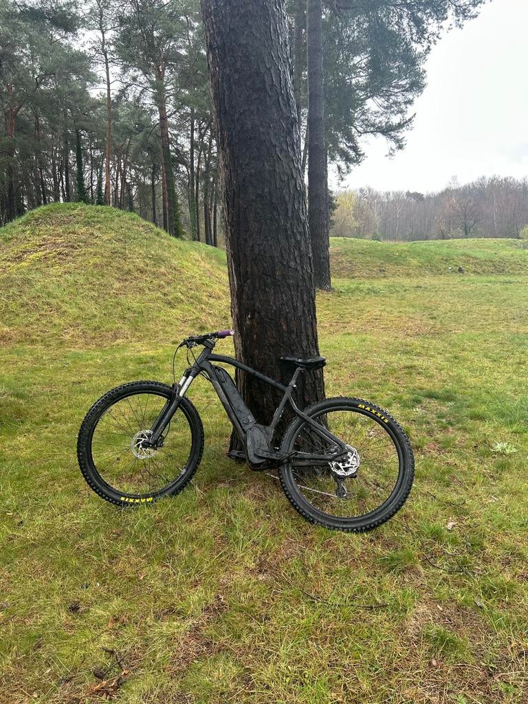 Elektrische MTB met 420 Wh accu en Maxxis Minion DHR 2, Gebruikt, 51 tot 55 cm, 30 tot 50 km per accu, Ophalen