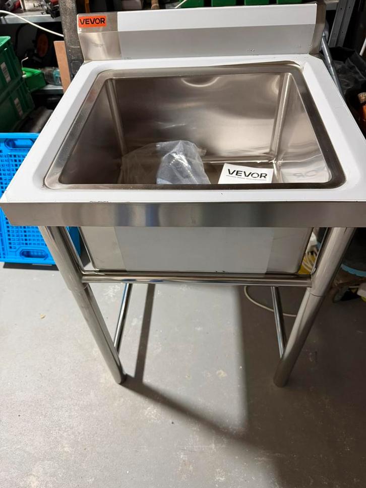 RVS spoelbak vrijstaand, Huis en Inrichting, Keuken | Keukenelementen, Ophalen of Verzenden