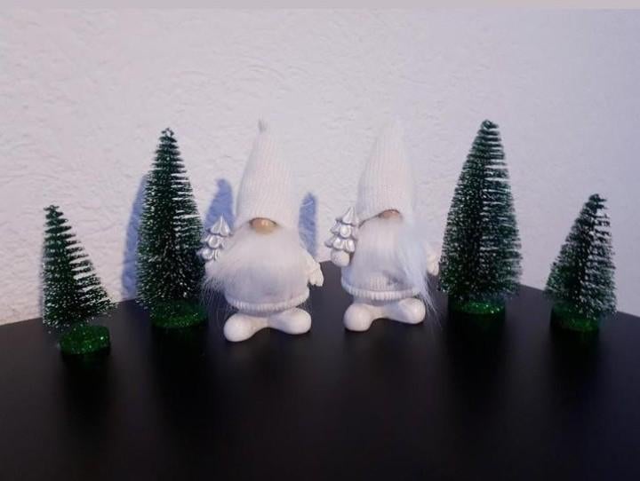 2 gnooms met kerstbomen nieuw, Ophalen, Nieuw