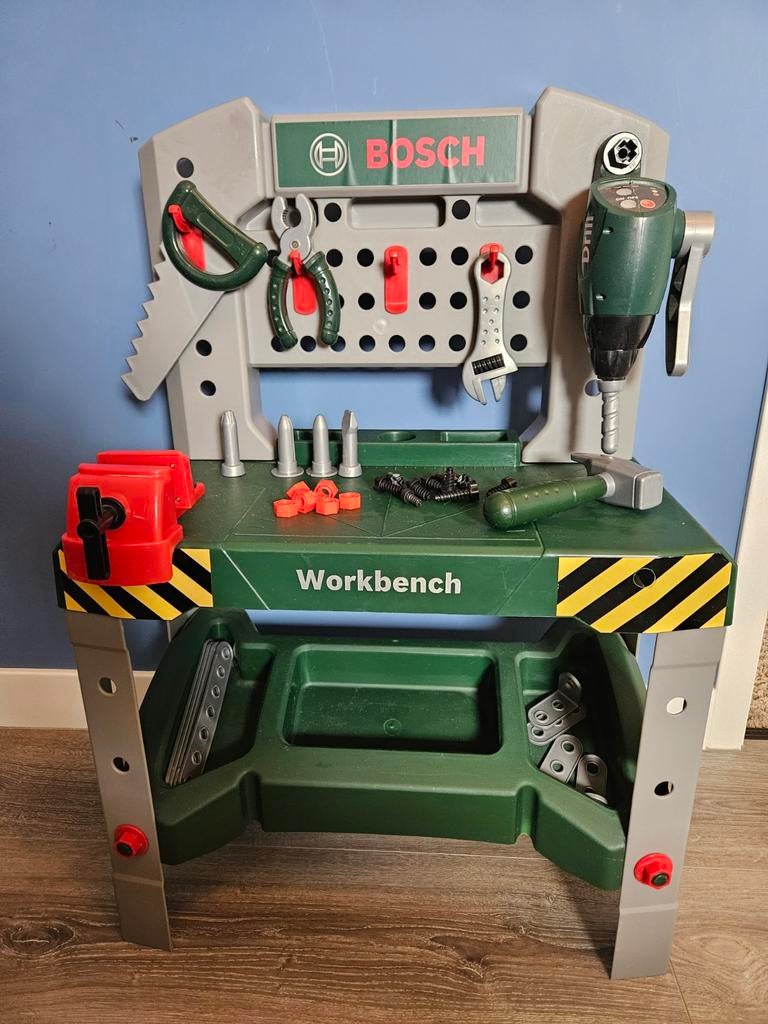 Bosch werkbankje met gereedschap, Kinderen en Baby's, Ophalen