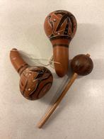 Handgemaakte sambaballen of rammelaars, Ophalen of Verzenden, Zo goed als nieuw, Trommel