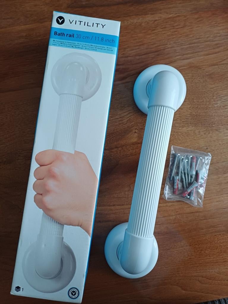Nieuwe Vitility wandbeugel 30 cm voor badkamer, Ophalen of Verzenden, Nieuw, Wit, Overige typen