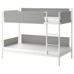 Ikea Vitval stapelbed met matrassen, Huis en Inrichting, Slaapkamer | Stapelbedden en Hoogslapers, Ophalen, 90 cm, 160 tot 180 cm