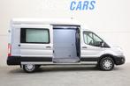 Ford TRANSIT 350 2.0 TDCI AUTOMAAT L3/H3 TREKHAAK NAVI PDC 1, Auto's, Stof, 4 cilinders, 1850 kg, Bedrijf