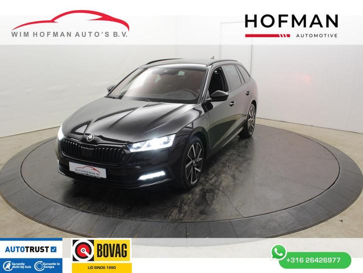 Skoda Octavia iV Sportline PHEV 204PK Trekgewicht ZW Hemel e, Auto's, Skoda, Bedrijf, Te koop, Octavia, ABS, Achteruitrijcamera