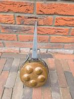 Antiek 18de eeuwse koperen poffertjespan of escargotpan, Ophalen of Verzenden, Zo goed als nieuw