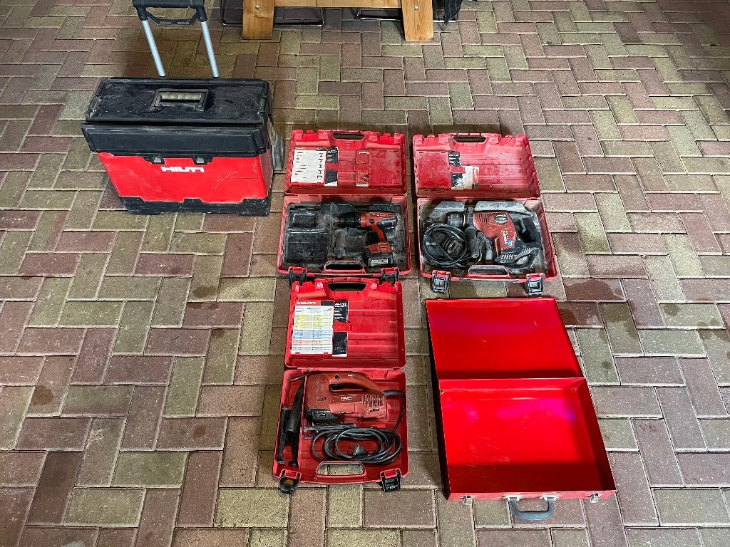 hilti gereedschap, Ophalen, Gebruikt, Boormachine, Klopboormechanisme