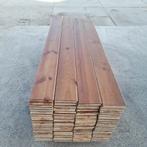 Massief grenen vloer 32,5 m2 vloerdelen 17 cm breed, Ophalen, Vloerdelen of -planken, 10 m² of meer, Nvt