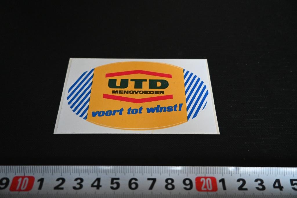 sticker UTD Mengvoeder voert tot winst !  BK986, Ophalen, Zo goed als nieuw, Sticker