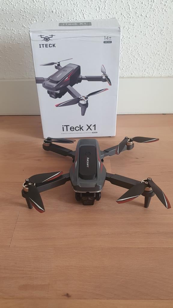 Drone met camera, extra accu en opbergtas, Cameradrone, Nieuw, Ophalen of Verzenden, Standaard kwaliteit