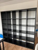 Kallax (5x5) ikea zwart/bruin, Ophalen, Gebruikt, 150 tot 200 cm, 150 tot 200 cm