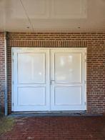 Openslaande hardhouten garagedeuren, Ophalen, Gebruikt, Garagedeur, Hout