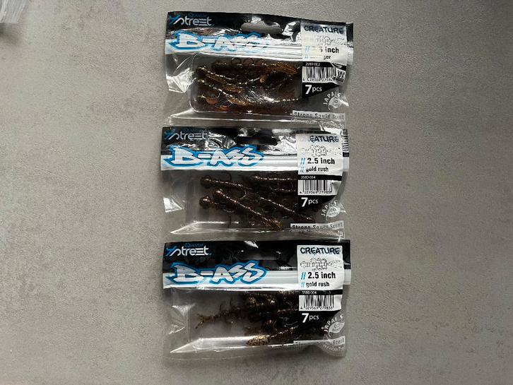 adv 206 / NIEUW mixset 3 pakjes shads QUANTUM, Watersport en Boten, Hengelsport | Roofvissen, Nieuw, Overige typen, Ophalen of Verzenden