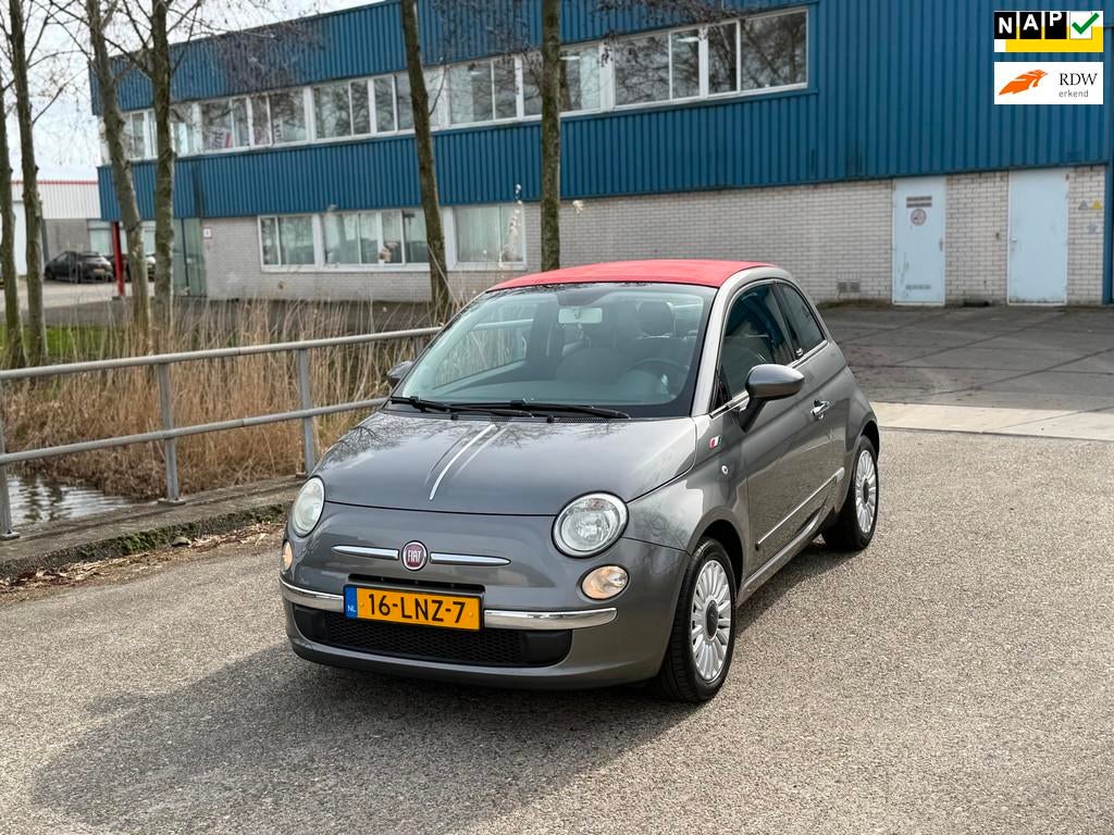 Fiat 500 C 1.2 Lounge!2010!Automaat!Airco!LM. velgen!, Euro 5, Gebruikt, 1242 cc, Cabriolet