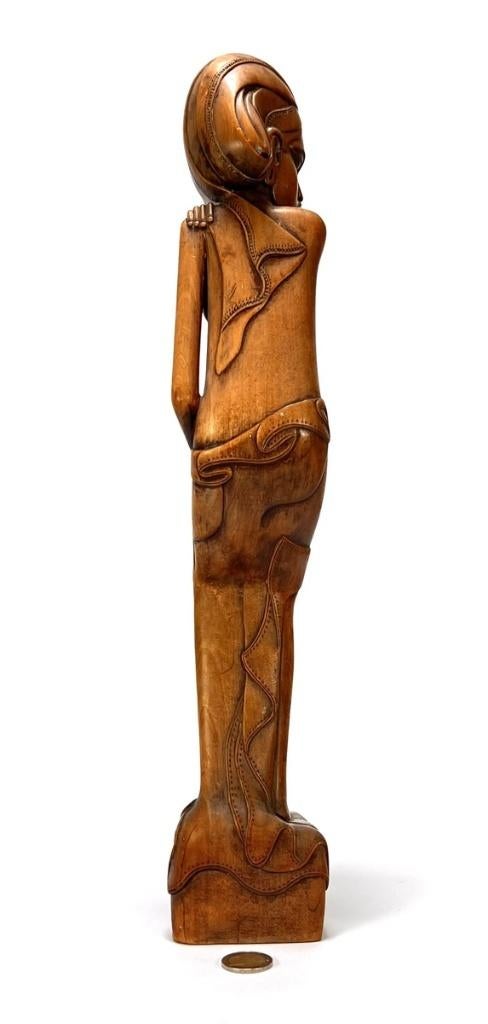 1252. Makonde beeld, Tanzania - Afrika, late 20e eeuw, Ophalen of Verzenden