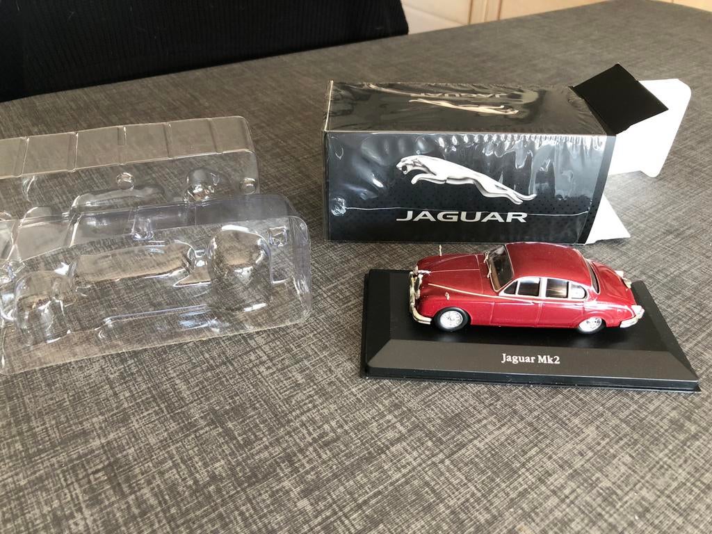 Atlas Jaguar serie 1/43 Jaguar mk2, Ophalen, Zo goed als nieuw, Auto, Overige merken
