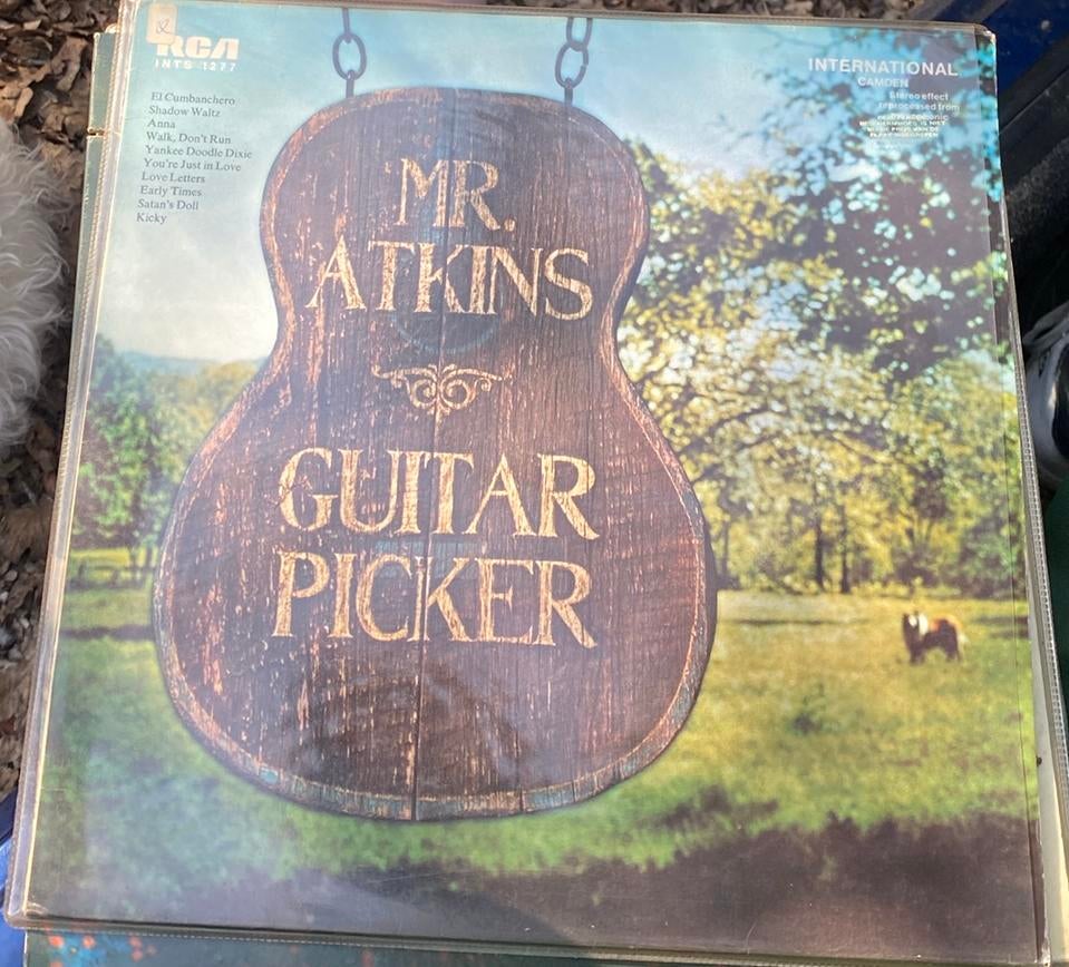 Chet Atkins lp guitar picker, Ophalen of Verzenden, 12 inch