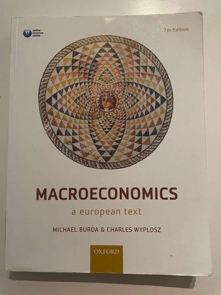 Macroeconomics: A European Text - Michael Burda, Boeken, Ophalen of Verzenden, Zo goed als nieuw, Economie en Marketing