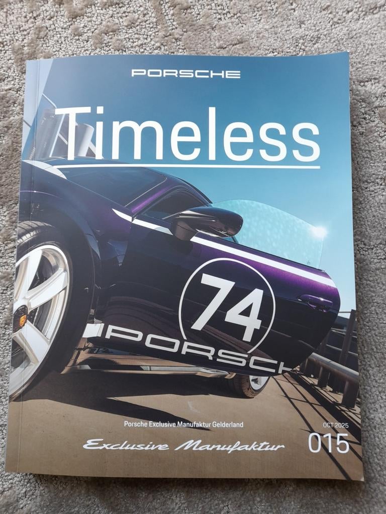 Porsche Timeless nr 15 Exclusief Magazine Nieuw, Ophalen of Verzenden, Auto's