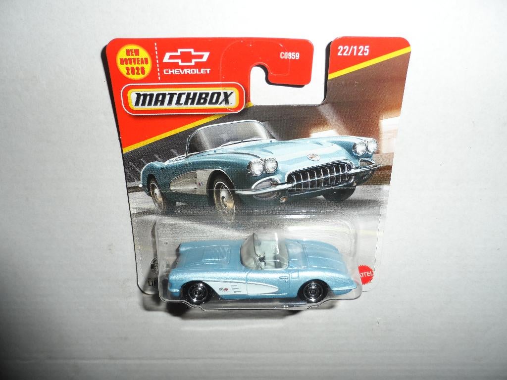 Matchbox - 1958 Chevrolet Corvette - 1:64, Ophalen of Verzenden, Nieuw, Auto