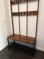 Industriële kapstok met bankje en schoenenrek, Huis en Inrichting, Woonaccessoires | Kapstokken, Zo goed als nieuw, 150 tot 200 cm