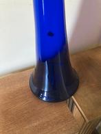 T.K. mooie blauwe vintage vloervaas van 78 cm hoog, Gebruikt, 50 tot 75 cm, Blauw, Ophalen of Verzenden